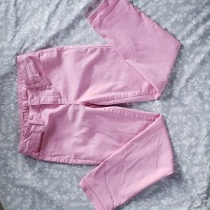 Talbots Flawless Slim Ankle High rise light pink jeans size 4